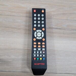 Sceptre TV Remote Control Black with HDMI USB YPbPr Dedicated Buttons